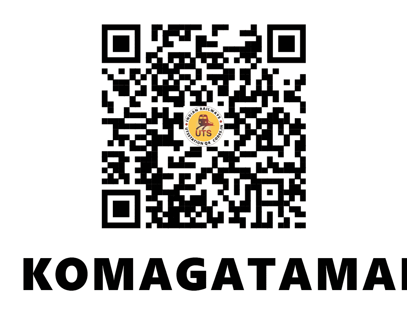 UTS QR Code for KomagataMaruBGB - KBGB (ER - WEST BENGAL)